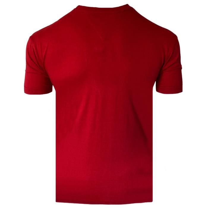 Tee shirt tommy store hilfiger homme rouge