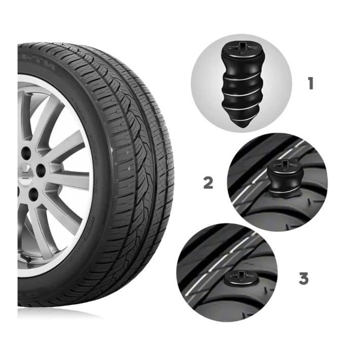 Clous Réparation Pneus - Lot De 10 Pour Voiture Moto Camion