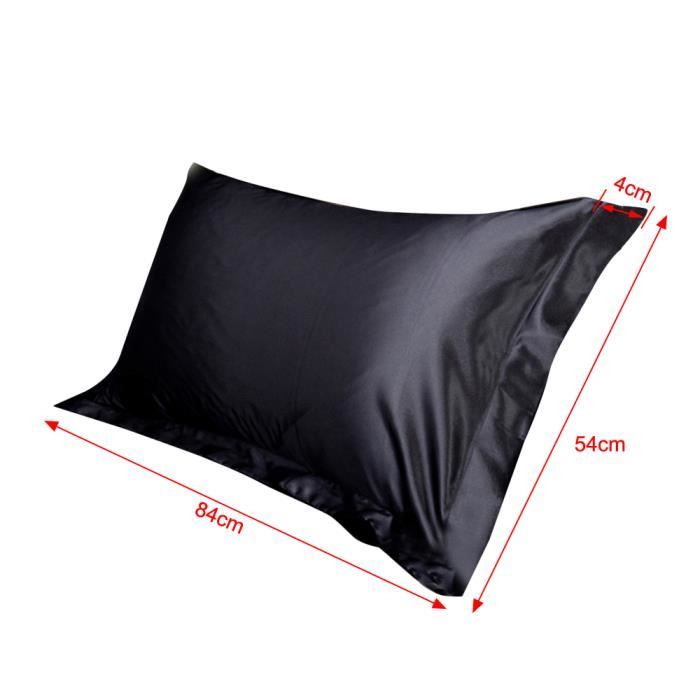 Luxear Lot de 2 Taies d'oreiller Rafraîchissantes Elastiques avec Refroidissement Arc-Chill Respirantes,Housses de Coussin Soyeuses avec Fermeture Eclair, 40 x 80 cm, Bleu
