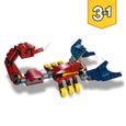 LEGO® Creator 31102 Le dragon de feu, Tigre Jouet Figurine, Idée Cadeau originale Enfants de 7ans et +-3