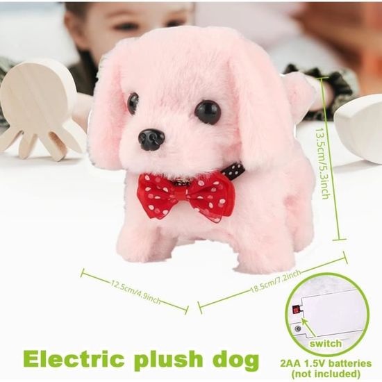 Jouet électronique pour chien en peluche, jouet interactif pour animaux de  compagnie télécommandé pour enfants (blanc) - Cdiscount Jeux - Jouets