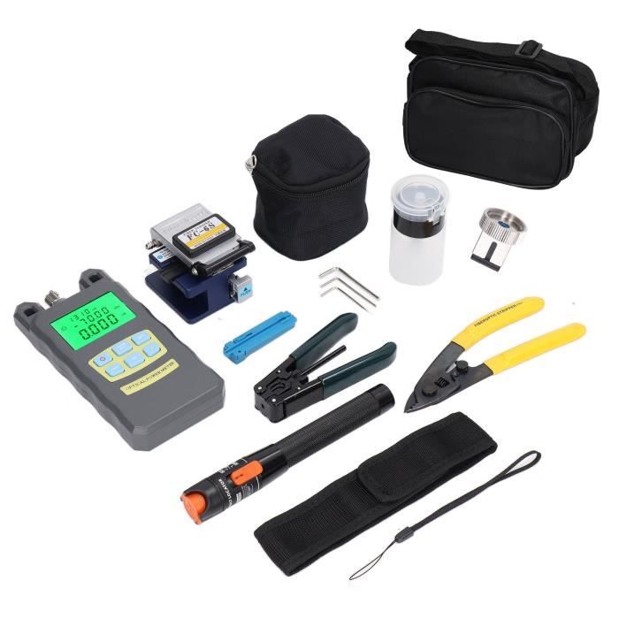 Kit De Test De Perte Fibre Optique Komshine KLT-12E - OPM, VFL, OLS Inclus, Portable, Neuf