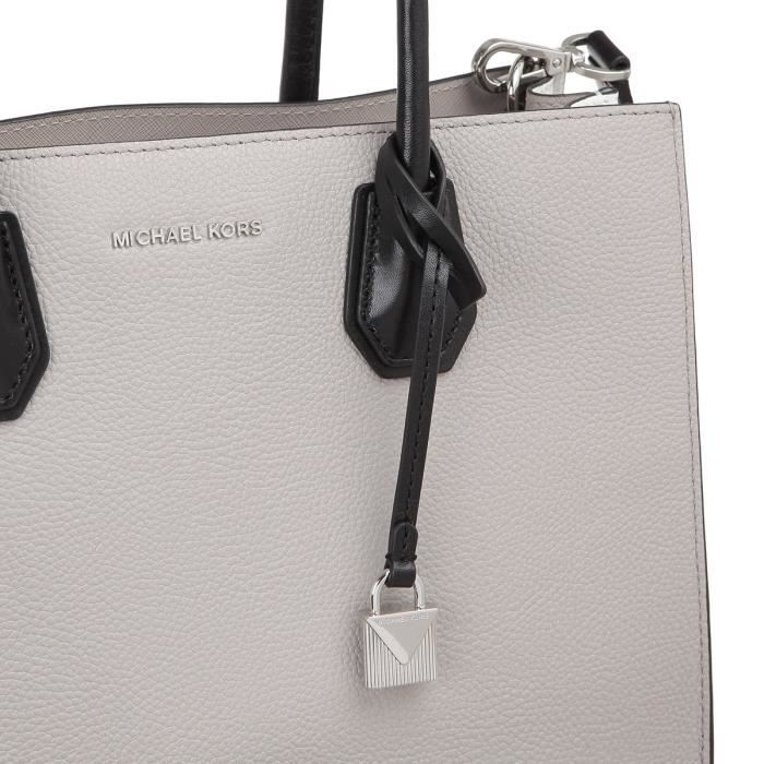 MICHAEL KORS Sac a Main MERCER 30S7SM9T3L LG CONV TOTE Gris Femme Gris Cdiscount Bagagerie Maroquinerie