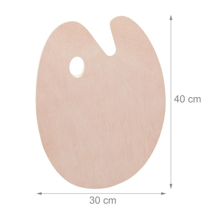 Palette Ovale Antiadhésive 2 Palettes Peinture JCUGSBS Transparentes - Pour Huile, Aquarelle, Acrylique Accessoire Artiste Aquarelle