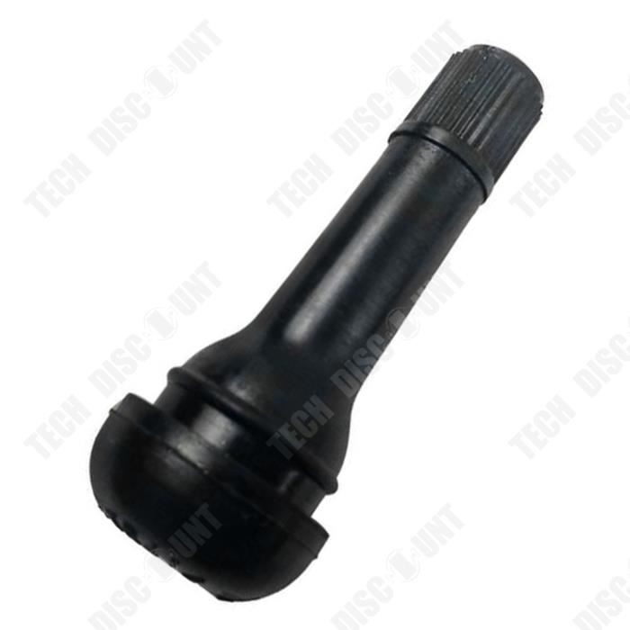 100 Valves TR414 Pour Pneus - Caoutchouc - Tubeless - Voiture, Moto, Vélo - Noir