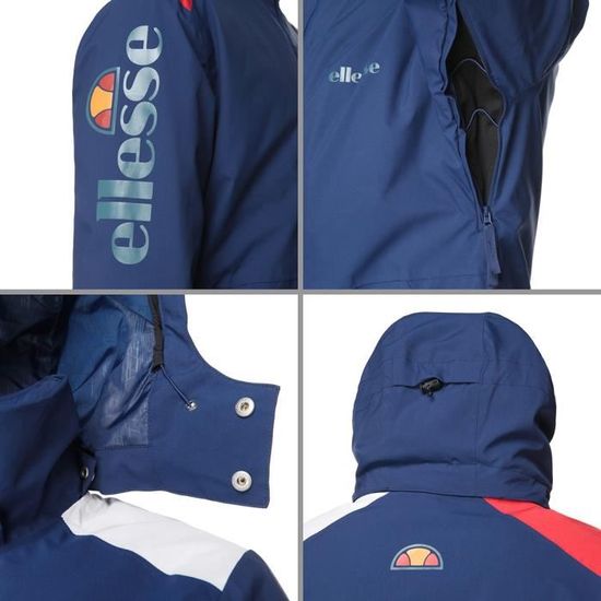 ELLESSE Blouson veste de ski STELVIO STRETCH JKT Homme Bleu Marine Bleu Cdiscount Sport