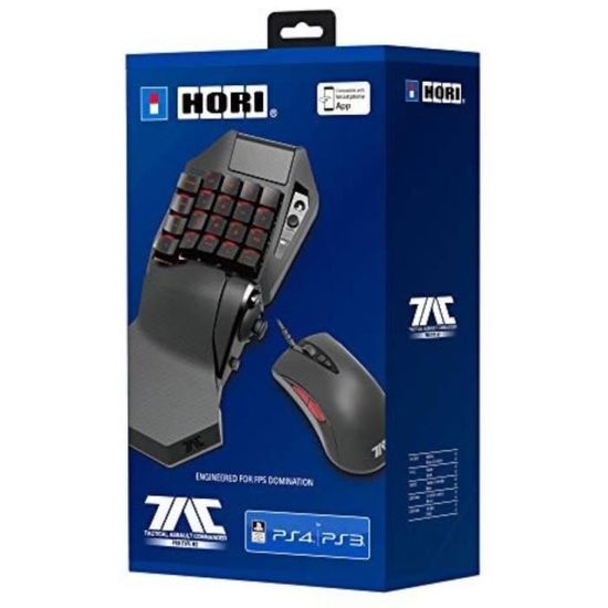 HORI TAC Clavier Mécanique pour PlayStation 5, PS4 et PC