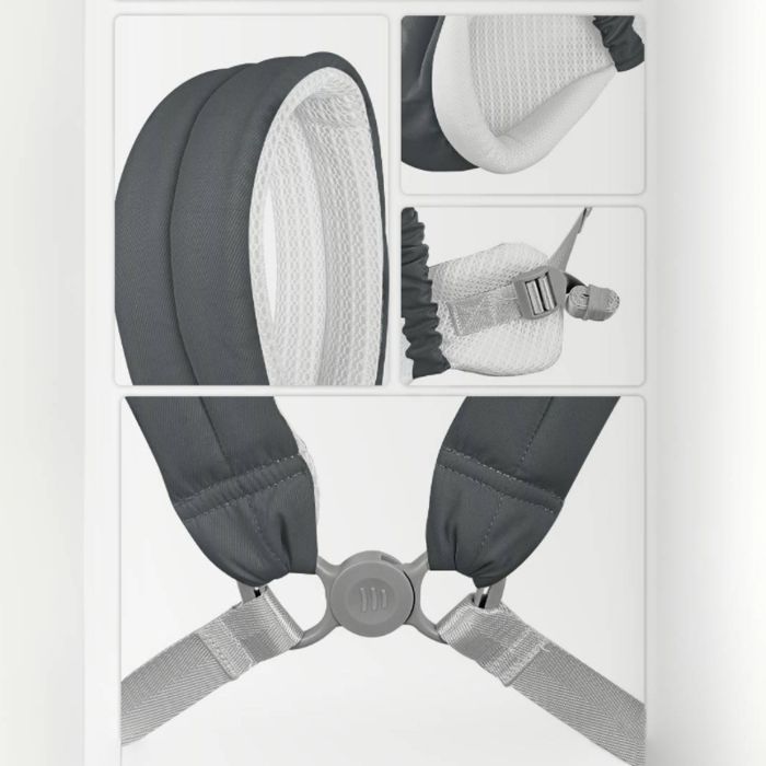 Porte-bébé Multifonctionnel Ysinobear - 0 à 36 Mois - Sangle Multifonction Réglable - Protège les Articulations de Bébé - Gris
