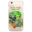 Coque Iphone 66s Transparente Motif Tropical Perroquet Fleurs Design Dessin Watercolor Peinture Jungle Nature Leaves