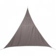 Voile d'ombrage triangulaire Hespéride - Curacao - 3 x 3 x 3 m - 180g/m² - Protection anti-UV-0