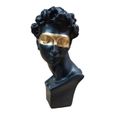 David Head Portraits Buste Résine Statue Sculpture Accueil Artiste Noir 1-0