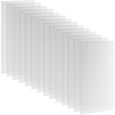Lot de 14 panneaux polycarbonate alvéolaire 4 mm transparent dim. 121L x 61l cm-0