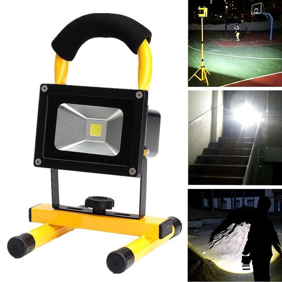 Mini Lampe De Travail LED 10W - Éclairage De Chantier Portable Pour Camping, Bricolage