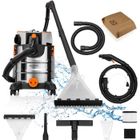 Aspirateur Injecteur Extracteur - ZEEGMA - Zonder Pro Aqua - 20L Cuve Inox - 1400W - 4L Eau