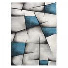 JADOREL Tapis de salon - TRIANGULA Bleu - Polypropylène - UN AMOUR DE TAPIS