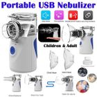 YOUKUKE Nébuliseur ultrasonique Portable Mini Atomiseur Domestique pour Asthme et MPOC H040F