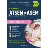 Concours ATSEM ASEM Externe, interne et 3e voie, Catégorie C. Tout-en-un, Edition 2024-2025