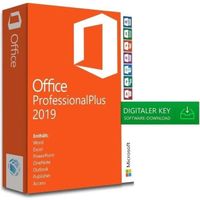 Microsoft Office 2019 Professionnel Plus 32/64 bit Clé d'activation Originale - Rapide - Version téléchargeable | Licence Lifetime