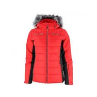 Doudoune de ski femme Peak Mountain Asalpi - rouge/noir - XL - Imperméable et respirante