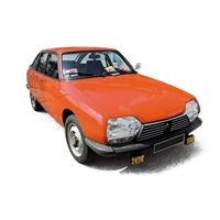 Véhicule Miniature assemble - Citroen GS X2 Orange Ibiza 1978 1/18 Norev