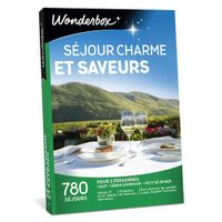 Wonderbox - Coffret cadeau pour deux - Séjour charme et saveurs - 780 séjours