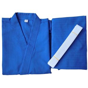 SAC DE FRAPPE Uniforme d'arts martiaux,dobok taekwondo,tae kwon do,col en v,école de karaté- Blue-180[F6]