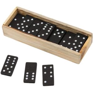 Luwecf Jeu De Dominos Train Mexicain – 91 Pièces En Mélamine, Boîte Alu, Jeu éducatif Numérique, Blocs De Construction, Familial