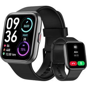 Montre de sport intelligente pour homme et femme 1,58 avec écran