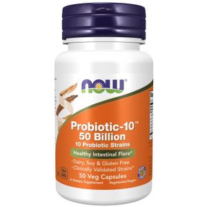 COMPLEMENTS ALIMENTAIRES - VITALITE Probiotique-10™ 50 50 caps Standard Now Foods Pack Nutrition Sportive