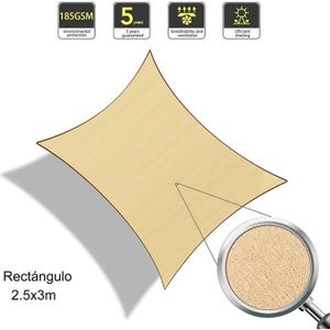 VOILE D'OMBRAGE Voile d'ombrage Sunnylaxx - Rectangle 2.5x3m - Res