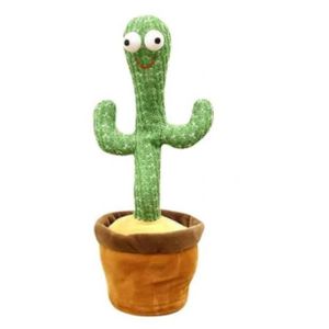 POUPÉE Cactus en peluche dansant et parlant – Rechargeable