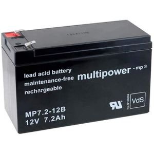 Powery Batterie gel-plomb Powery pour USV APC RBC 43 12V 4,5Ah/54Wh Lead-Acid Noir 