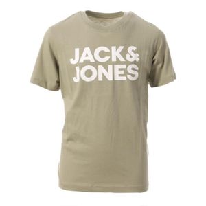 T-SHIRT T-shirt Kaki Garçon Jack & Jones Corp