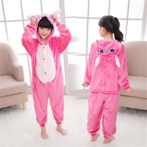 Stitch - combinaison pyjama - bleu/rose - filles - taille 2 ans (92)