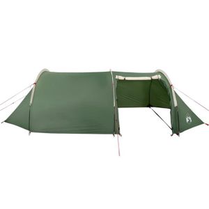 TENTE DE CAMPING BAU Tente de camping tunnel 4 personnes vert imper