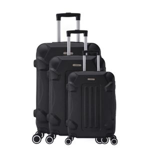 Set de 3 valises noir - Cdiscount