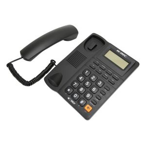 Téléphone fixe LIU-7374285585235-Téléphone filaire Téléphone fixe