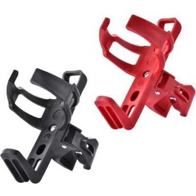 Porte Bidon Vélo 360° Rotation - Support Bouteille D'Eau Universel Pour VTT, Vélo, Poussette Et Moto - Noir
