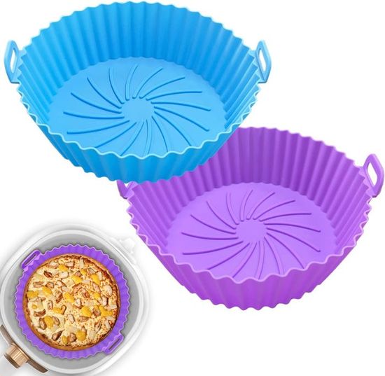 Doublures Silicone Pour Seau à Graisse Traeger – Lot De 2 Réutilisables – Faciles à Nettoyer, Compatibles Plusieurs Modèles