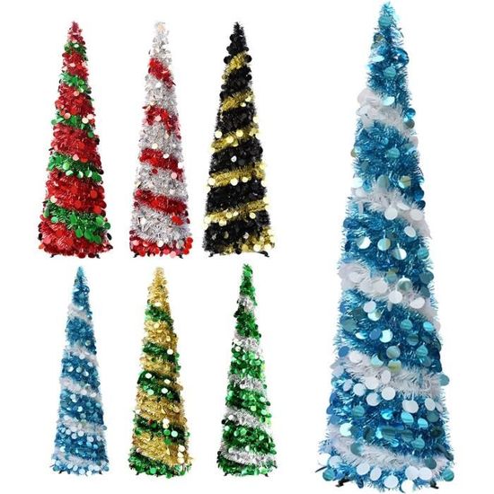 Sapin De NoëL Artificiel Pliable, PVC Arbre De Noel Avec Lumineux LED, Arbre De NoëL Slim, Avec Support En Acier Pliable, Pour DéCoration De NoëL FêTe, IntéRieur Et ExtéRieur (1.2m/3.94ft