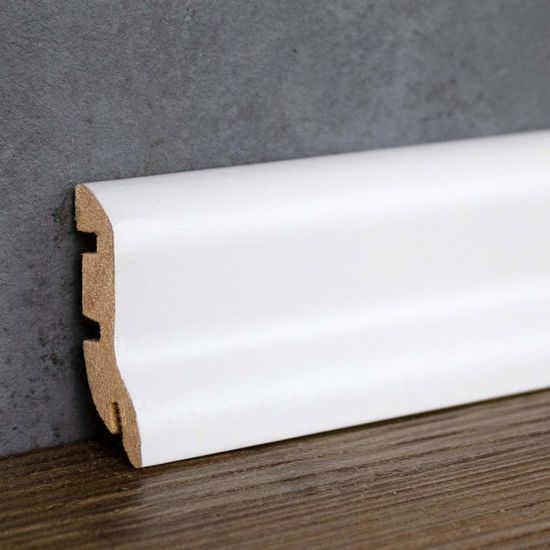 Plinthe Flexible Mardom MD360F Profoam - 18 X 137 X 2000 Mm, Souple Et Blanche - Neuve