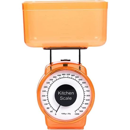 Balance De Cuisine Tupperware Vintage – Orange Mécanique 2kg – état Fonctionnel
