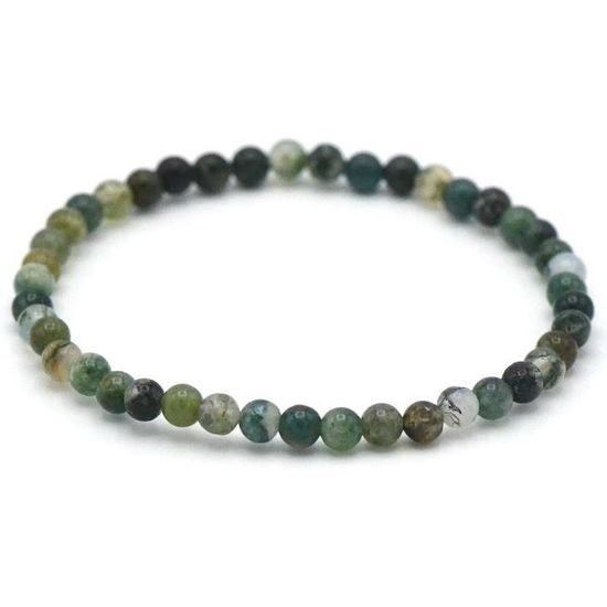 Miracles Minéraux Bracciale In Pietre Naturali 6mm – Artigianato Francese, Elastico Resistente, 60 Varietà - 5