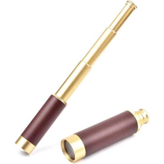 Télescope Jouet Pour Enfants 2-12 Ans - Pliable Et étanche - Idéal Exploration, Cadeau Anniversaire/Noël - Design Pirate