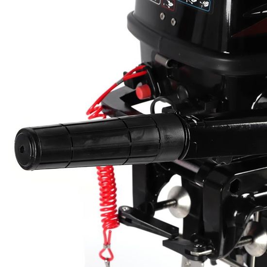 3.5PS Moteur Hors-Bord 2 Temps, Moteur de Bateau de pêche Hors-Bord du