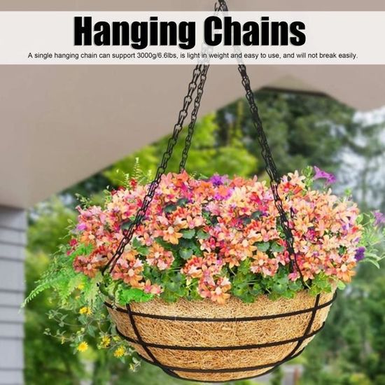 Mangeoire Oiseaux Lanterne 4 Supports De Panier Suspendu En Métal Blanc - Crochets Pour Jardinières, Mangeoires, Lanternes