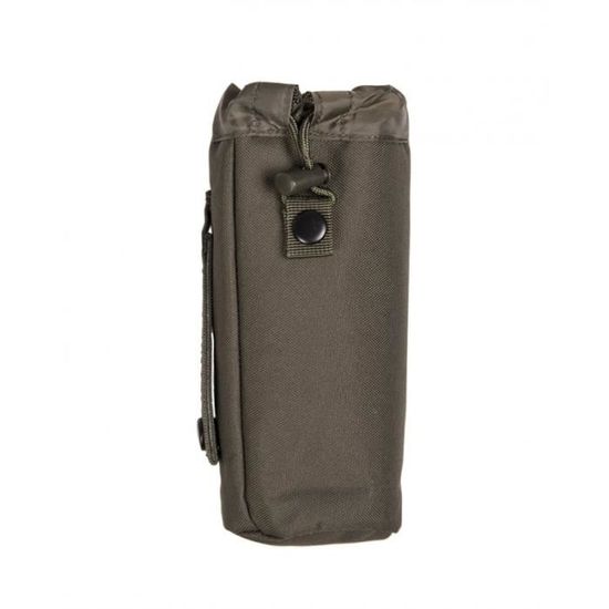 Sac MOLLE Pour Gourde Ou Bouteille - Nylon, Système De Fixation Rapide - Noir 21x15x10cm