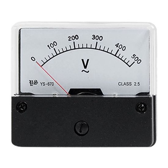 Voltmètre Analogique AC 0-30V Sourcingmap - Précision 1.5, Taille Panneau 100x80 Mm, Pour Tableau De Bord - 4