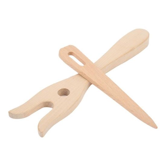 Small Foot 10810 "T-Cross" Wooden Road Kit, 2 Pieces, Suitable For All