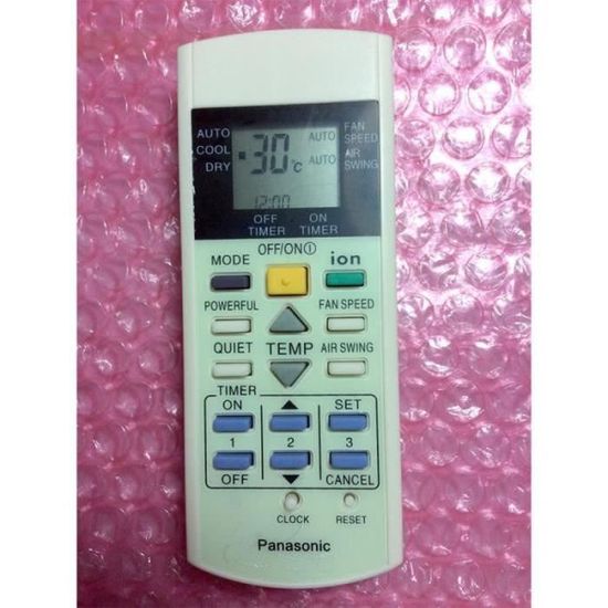 Télécommande Climatisation Universelle Eboxer - Compatible Panasonic A75c3300, A75c3706 - Remplacement